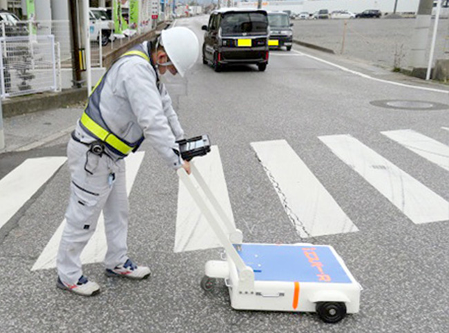 地中レーダー探査